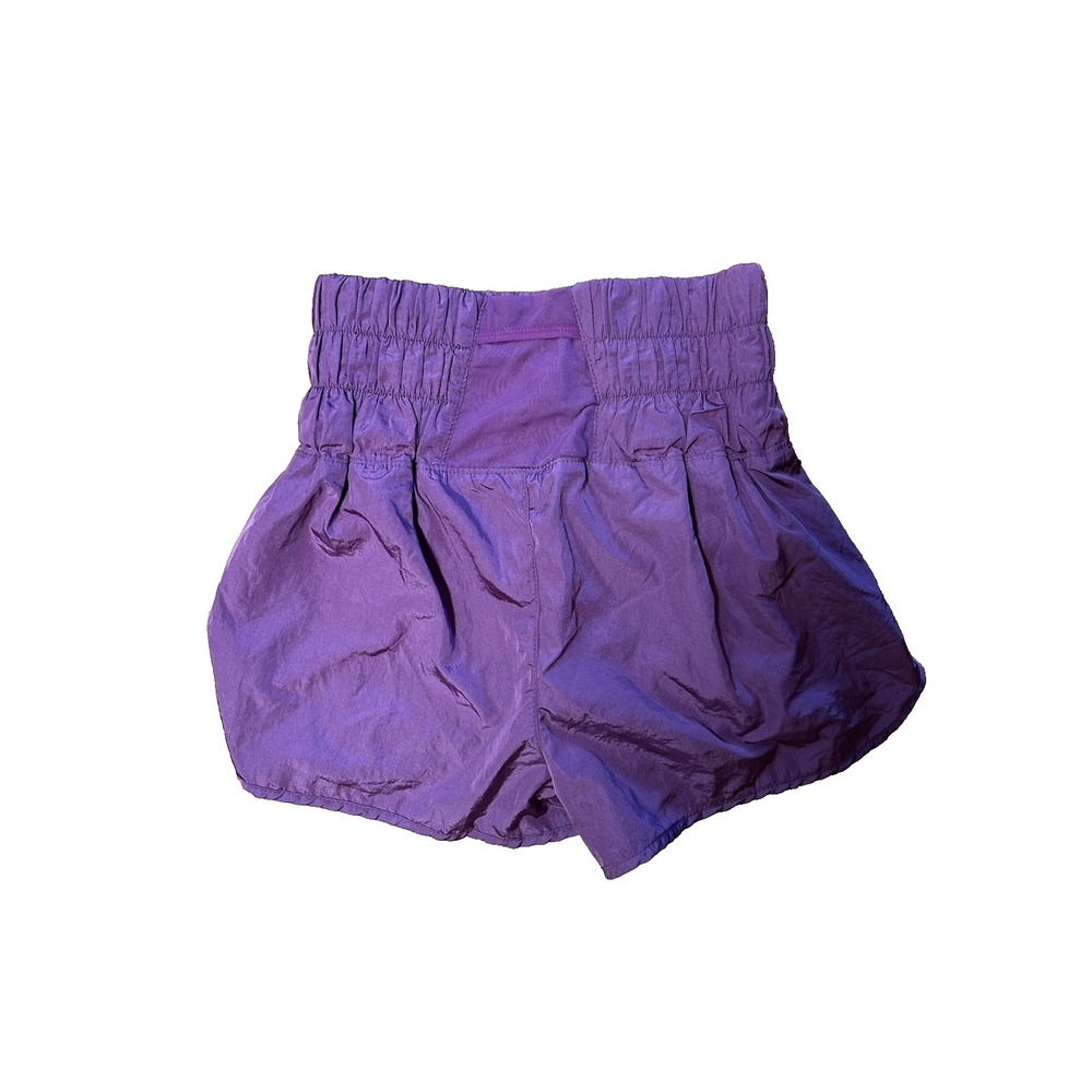 Free People Movement Women's Size Small Purple Athletic Shorts - Picture 3 of 3